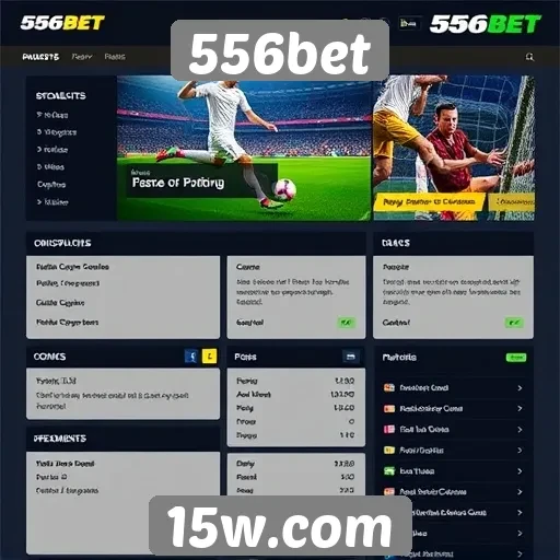 Análise das funcionalidades do site 556bet